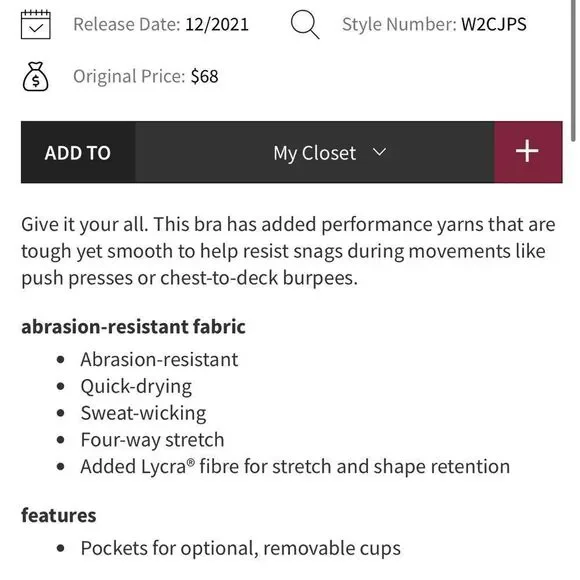 Lululemon Energy Bra High-Neck Longline *Medium Support, B–D Cups
Green Twill - Picture 4 of 8